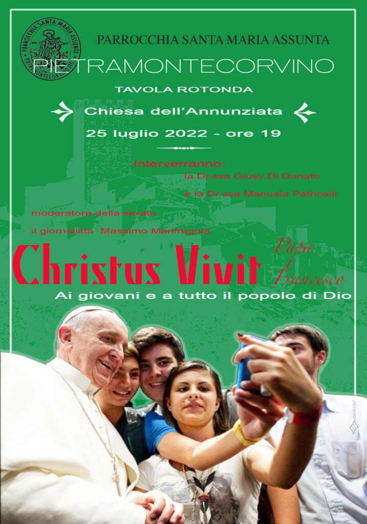 Christus vivit: a Pietra, la parola ai giovani Christus vivit: a Pietra, la parola ai giovani