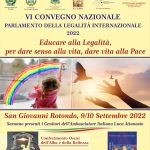 VI Convegno Nazionale Parlamento della Legalità Internazionale – Arcidiocesi di VI Convegno Nazionale Parlamento della Legalità Internazionale – Arcidiocesi di Manfredonia – Vieste – San Giovanni Rotondo