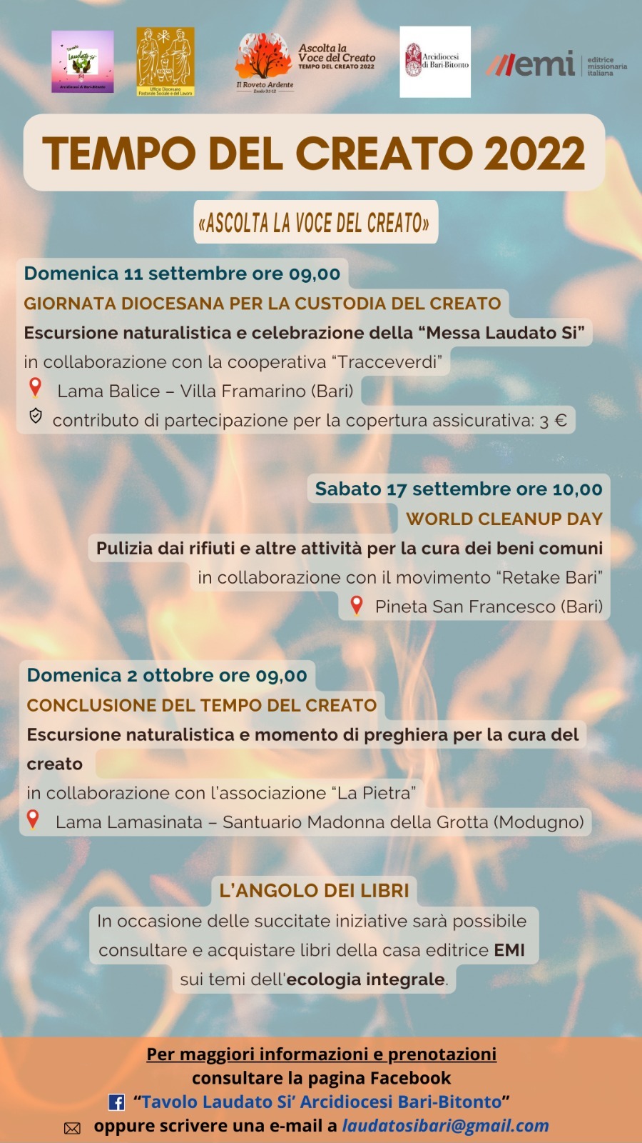 Tempo del Creato 2022 — Arcidiocesi Bari-Bitonto Tempo del Creato 2022 — Arcidiocesi Bari-Bitonto