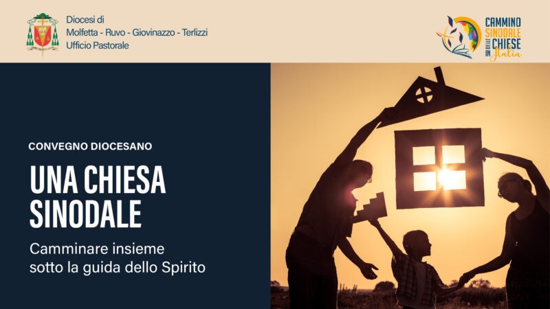 “Una Chiesa Sinodale, camminare insieme sotto la guida dello Spirito” “Una Chiesa Sinodale, camminare insieme sotto la guida dello Spirito” – DIRETTA – Diocesi di Molfetta-Ruvo-Giovinazzo-Terlizzi