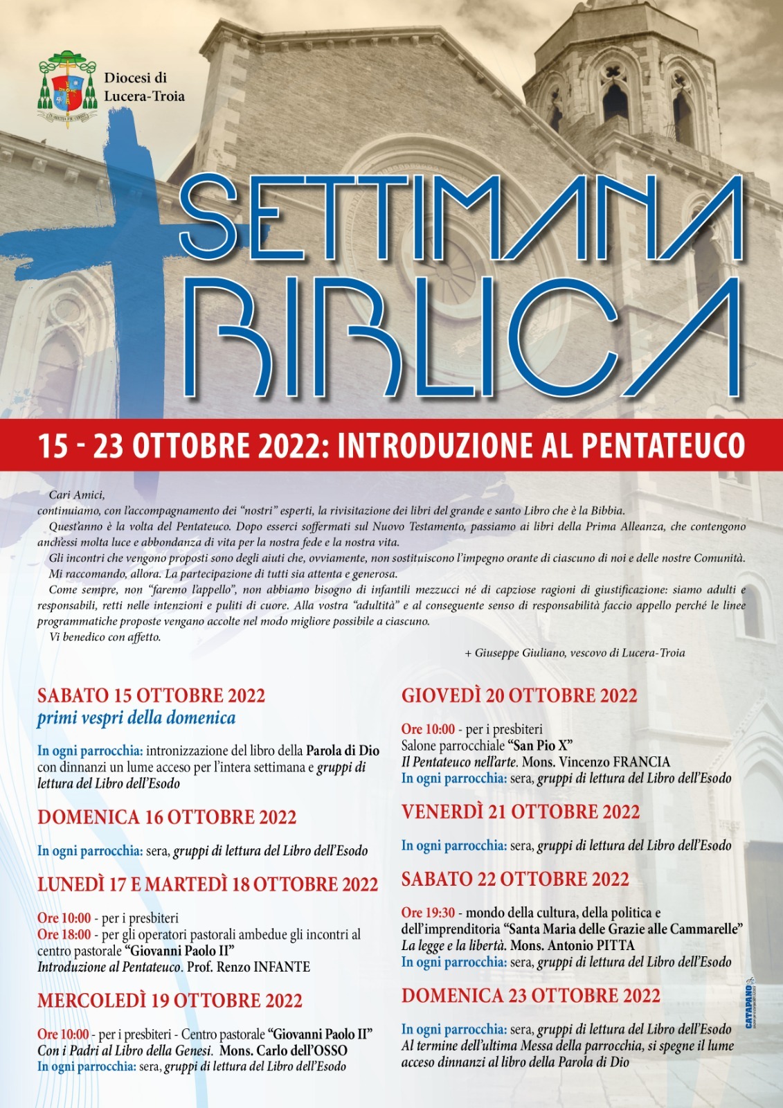 Settimana Biblica 2022: il Pentateuco Settimana Biblica 2022: il Pentateuco