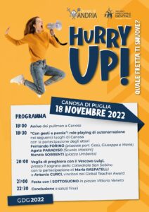 “HURRY UP!” Giornata Diocesana della Gioventù – Diocesi di Andria “HURRY UP!” Giornata Diocesana della Gioventù – Diocesi di Andria