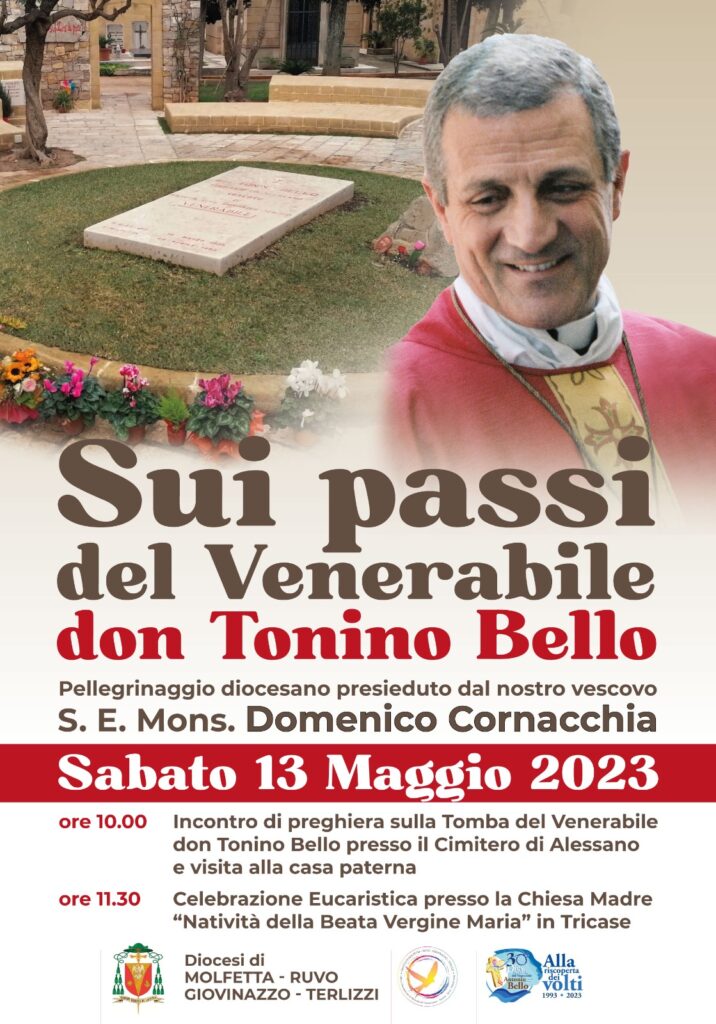 Sui passi del venerabile Antonio Bello. Pellegrinaggio diocesano ad Alessano Sui passi del venerabile Antonio Bello. Pellegrinaggio diocesano ad Alessano e Tricase – Diocesi di Molfetta-Ruvo-Giovinazzo-Terlizzi