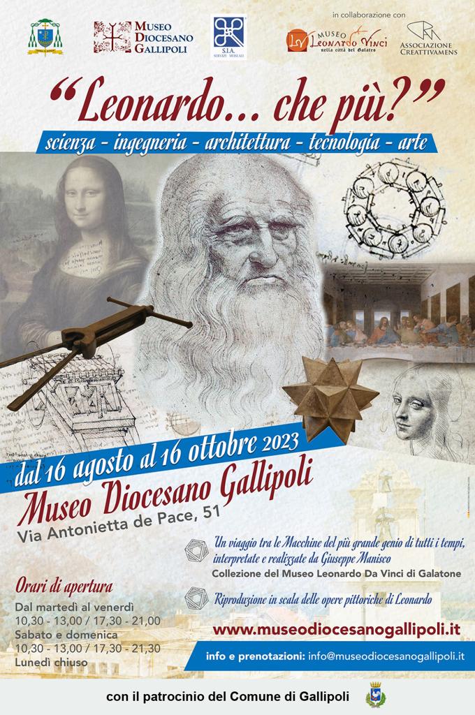 Mostra "Leonardo... che più?" - Diocesi di Nardò Gallipoli Mostra "Leonardo... che più?" - Diocesi di Nardò Gallipoli
