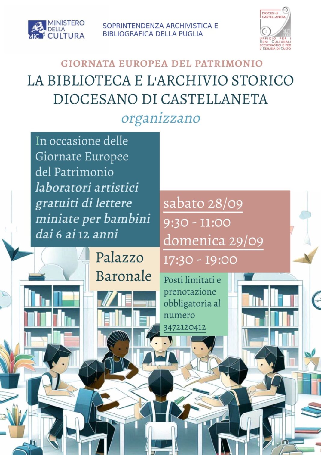 Giornata Europea del Patrimonio 2024 – Diocesi di Castellaneta