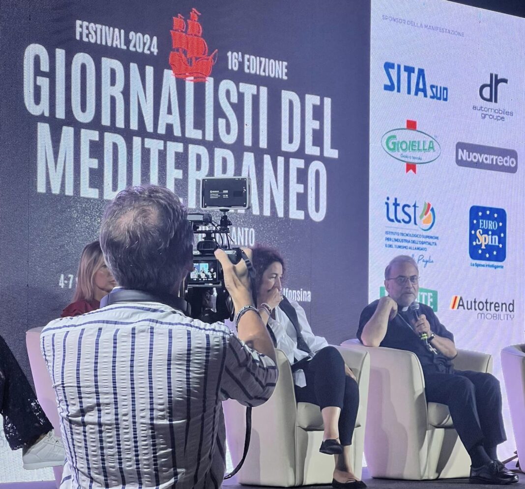MONS. NERI OSPITE DEL FESTIVAL GIORNALISTI DEL MEDITERRANEO MONS. NERI OSPITE DEL FESTIVAL GIORNALISTI DEL MEDITERRANEO