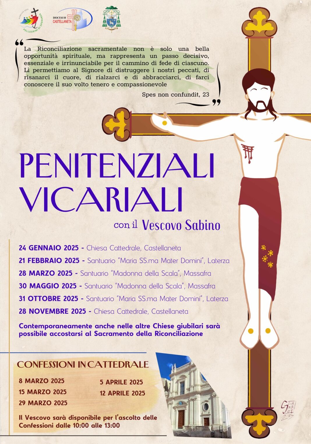 Penitenziali vicariali con il Vescovo Sabino – Diocesi di Castellaneta