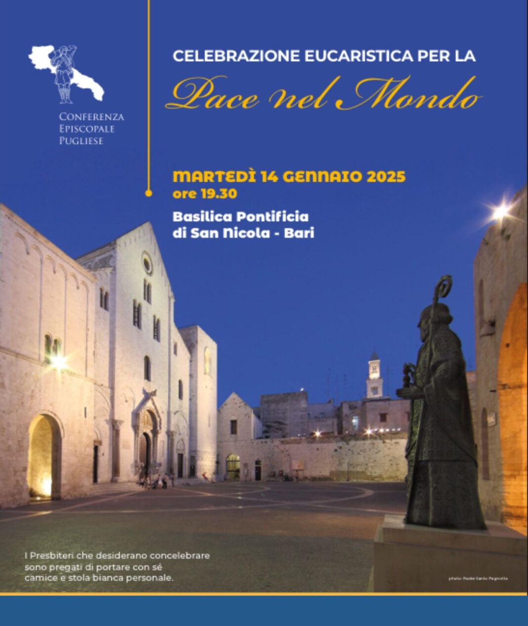 Celebrazione Eucaristica per la Pace nel Mondo — Arcidiocesi Bari-Bitonto Celebrazione Eucaristica per la Pace nel Mondo — Arcidiocesi Bari-Bitonto
