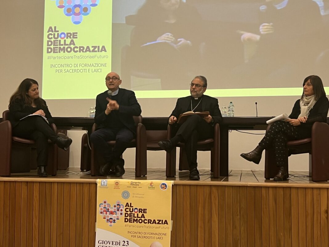 Don Bruno Bignami oggi a Otranto per parlare di democrazia