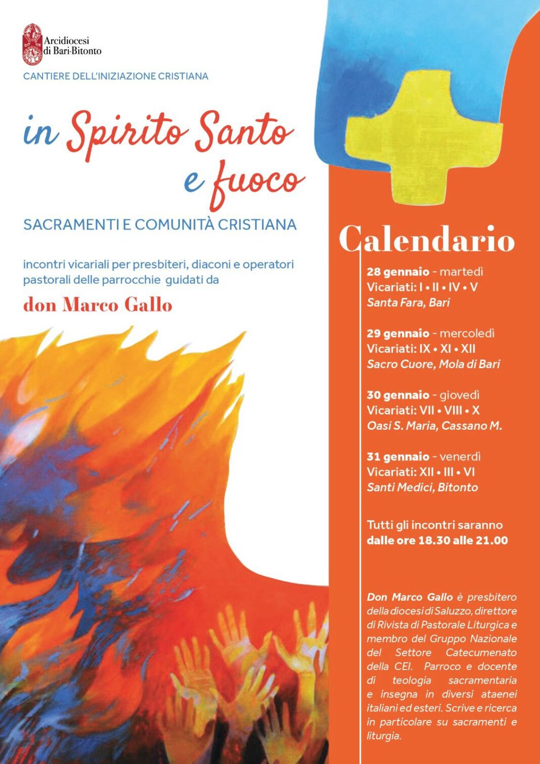 In Spirito Santo e fuoco. Sacramenti e Comunità Cristiana — In Spirito Santo e fuoco. Sacramenti e Comunità Cristiana — Arcidiocesi Bari-Bitonto
