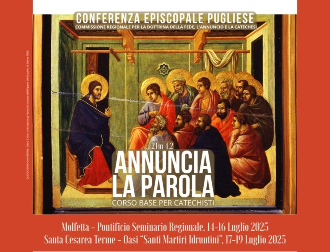 Catechista in Puglia?  Vuoi annunciare la Parola con passione e competenza?  Il 