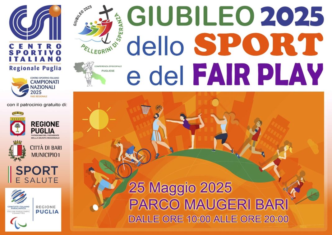 Giubileo 2025 dello Sport e del Fair Play — Arcidiocesi Bari-Bitonto