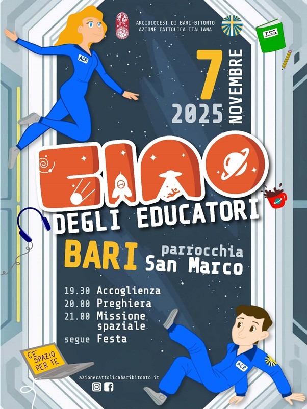 “Ciao degli Educatori” C’è spazio per te — Arcidiocesi Bari-Bitonto “Ciao degli Educatori” C’è spazio per te — Arcidiocesi Bari-Bitonto