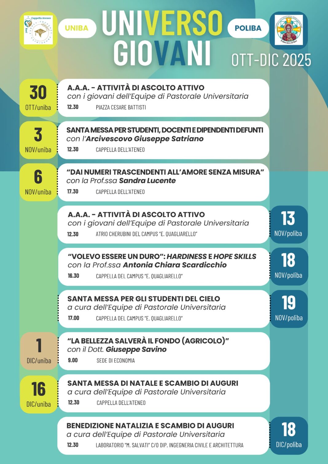 Universo Giovani — Arcidiocesi Bari-Bitonto