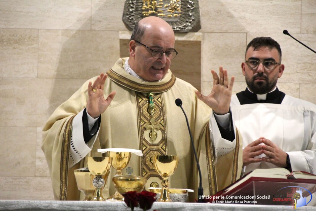 Omelia di Mons. Sabino Iannuzzi durante la Santa Messa per Omelia di Mons. Sabino Iannuzzi durante la Santa Messa per il 25° anniversario dell’ordinazione presbiterale di don Cataldo Letizia