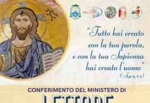 Conferimento del ministero di Lettore al Sig. Rosario Gravina – Diocesi di Castellaneta Conferimento del ministero di Lettore al Sig. Rosario Gravina – Diocesi di Castellaneta